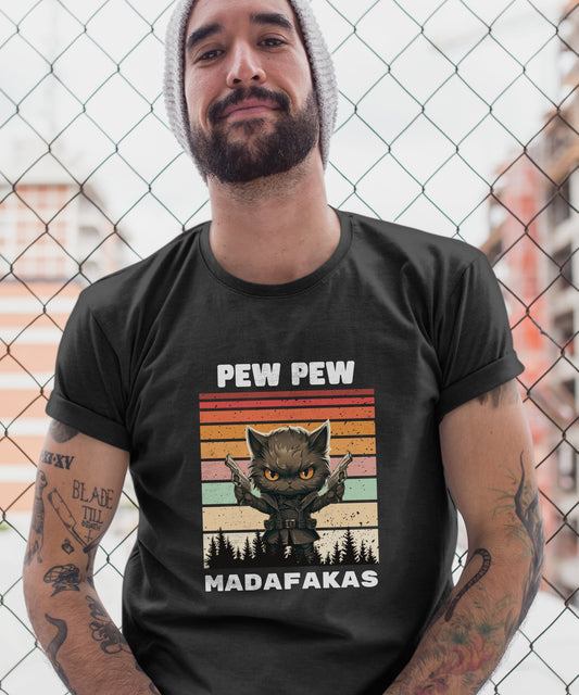 Pew Pew Katze - Premium Shirt