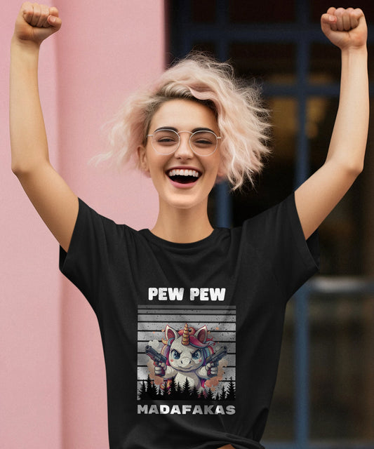 Pew Pew Einhorn - Ladies Premium Shirt