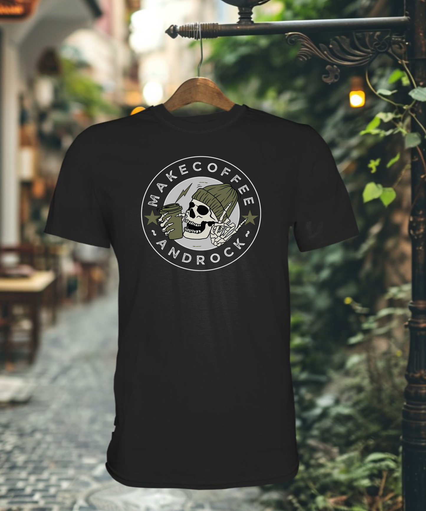 Make Coffee and Rock - Premium Shirt