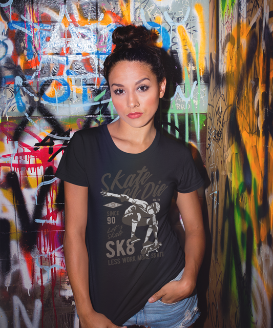 Skate or Die - Ladies Premium Shirt