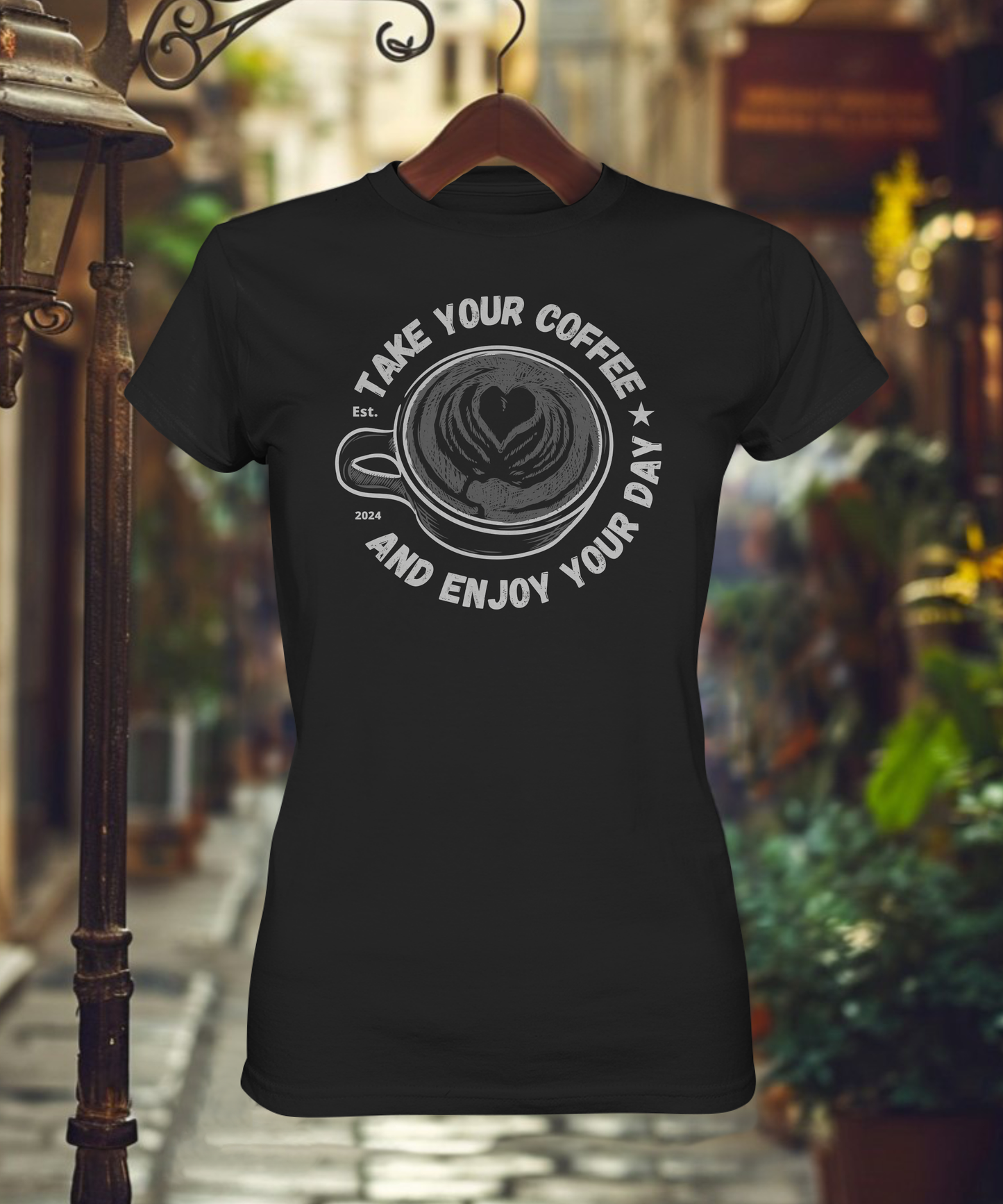 Take Your Coffee - Ladies Premium Shirt