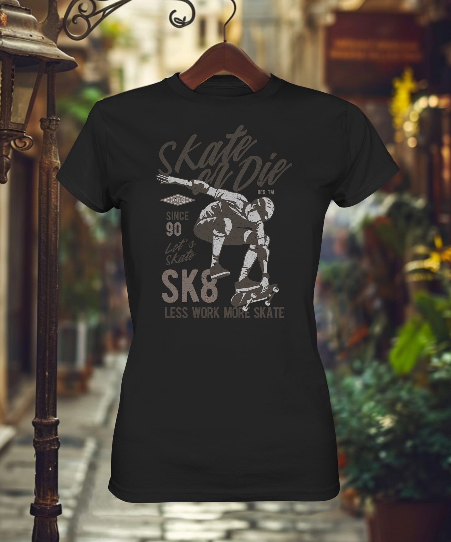 Skate or Die - Ladies Premium Shirt