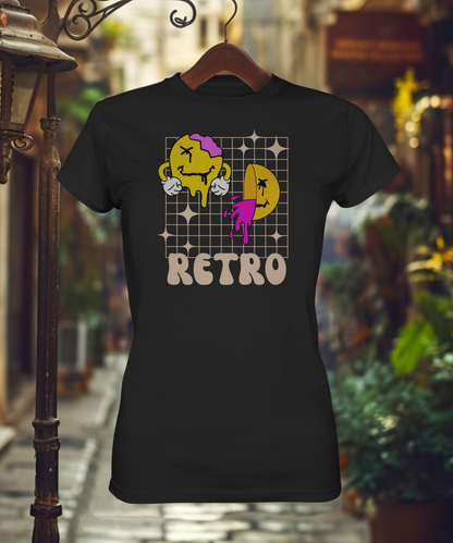 Retro Smileys - Ladies Premium Shirt