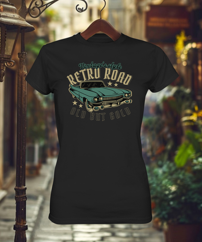 Retro Road - Ladies Premium Shirt