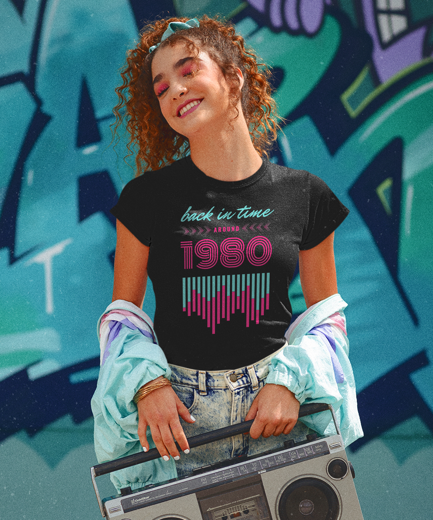 1980 back in time - Ladies Premium Shirt