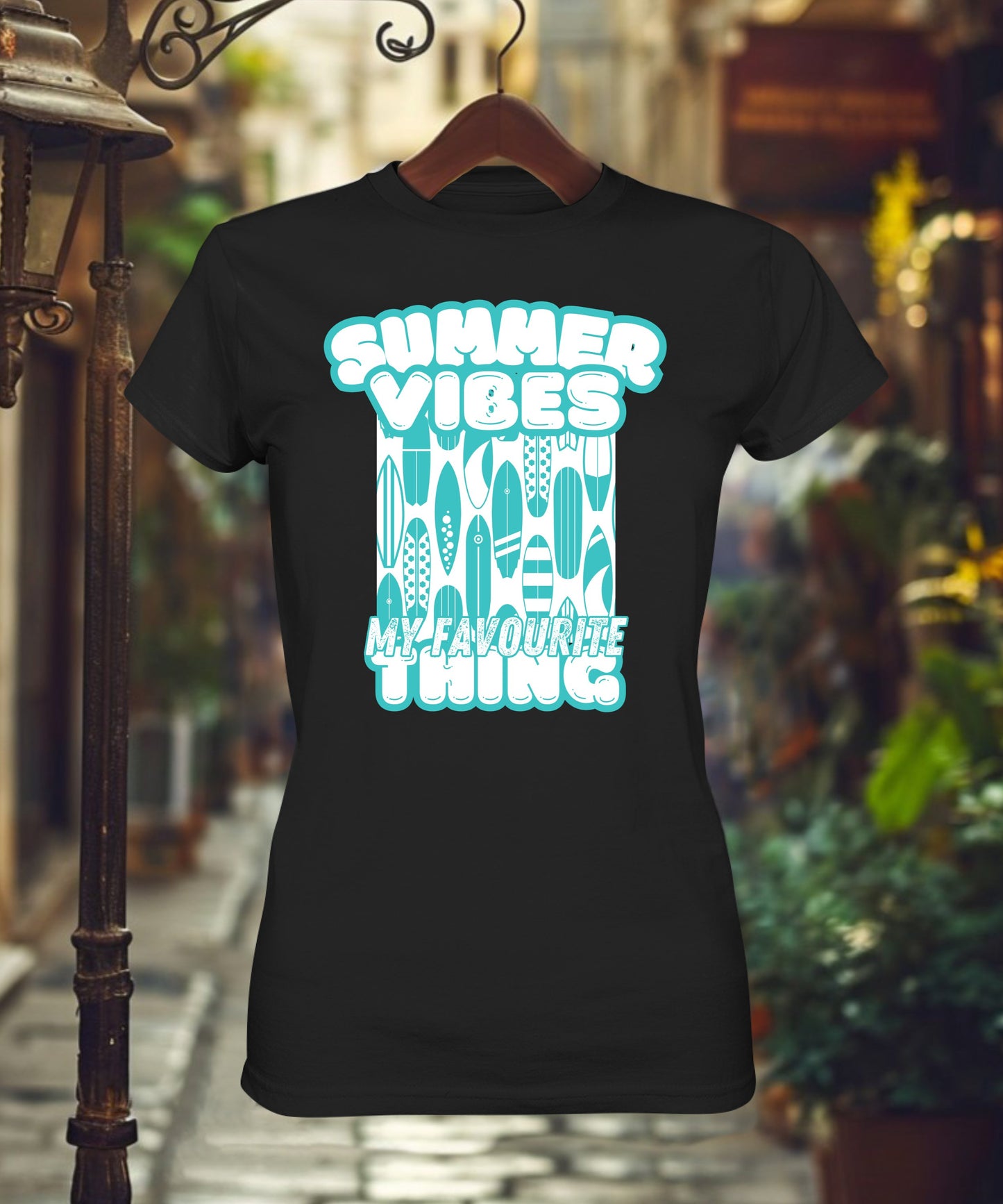 Summer Vibes - Ladies Premium Shirt