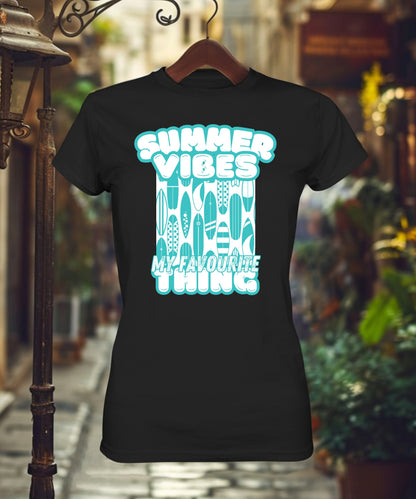 Summer Vibes - Ladies Premium Shirt