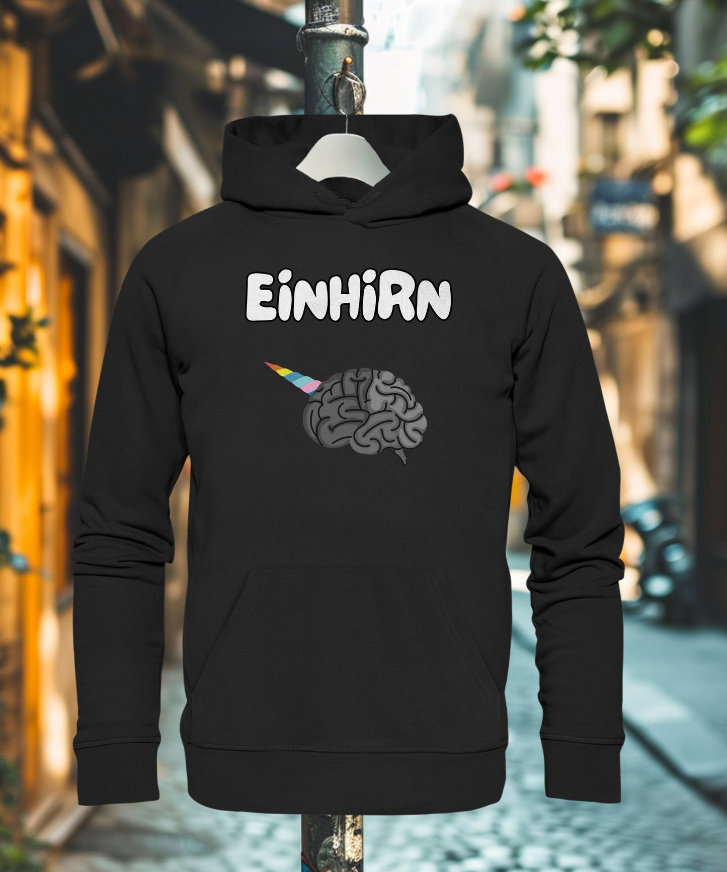 Das Einhirn !  - Premium Unisex Hoodie