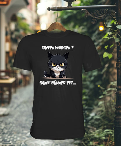 Guten Morgen Katze, Charmantes Shirt auf dünnem Eis - Premium Shirt