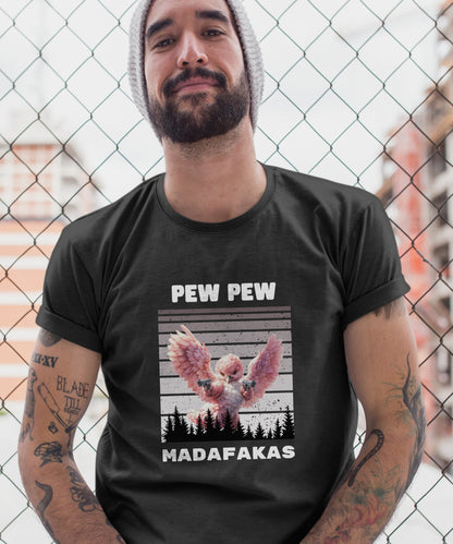 Pew Pew pinker Vogel - Premium Shirt