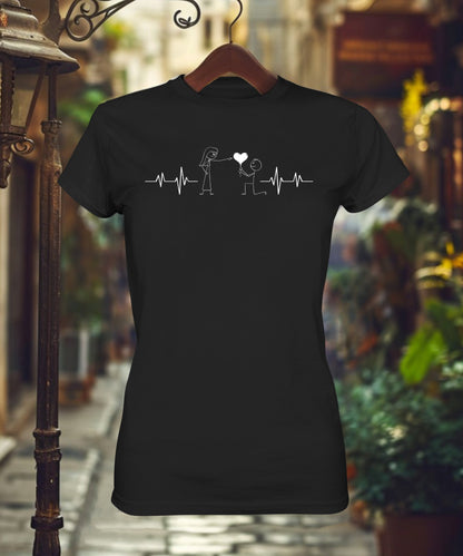 Sarkasmus in Love, ein Herzschlag für die Realität ! - Ladies Premium Shirt