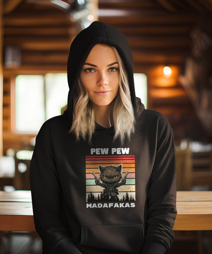 Pew Pew Katze - Premium Unisex Hoodie