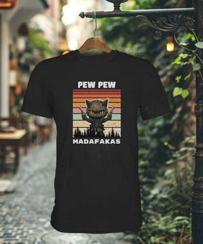 Pew Pew Katze - Premium Shirt