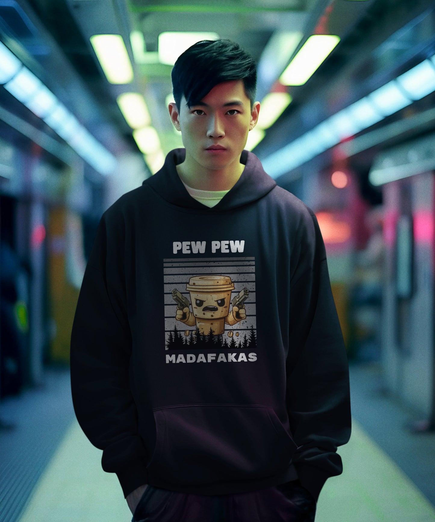 Pew Pew macchiato - Premium Unisex Hoodie