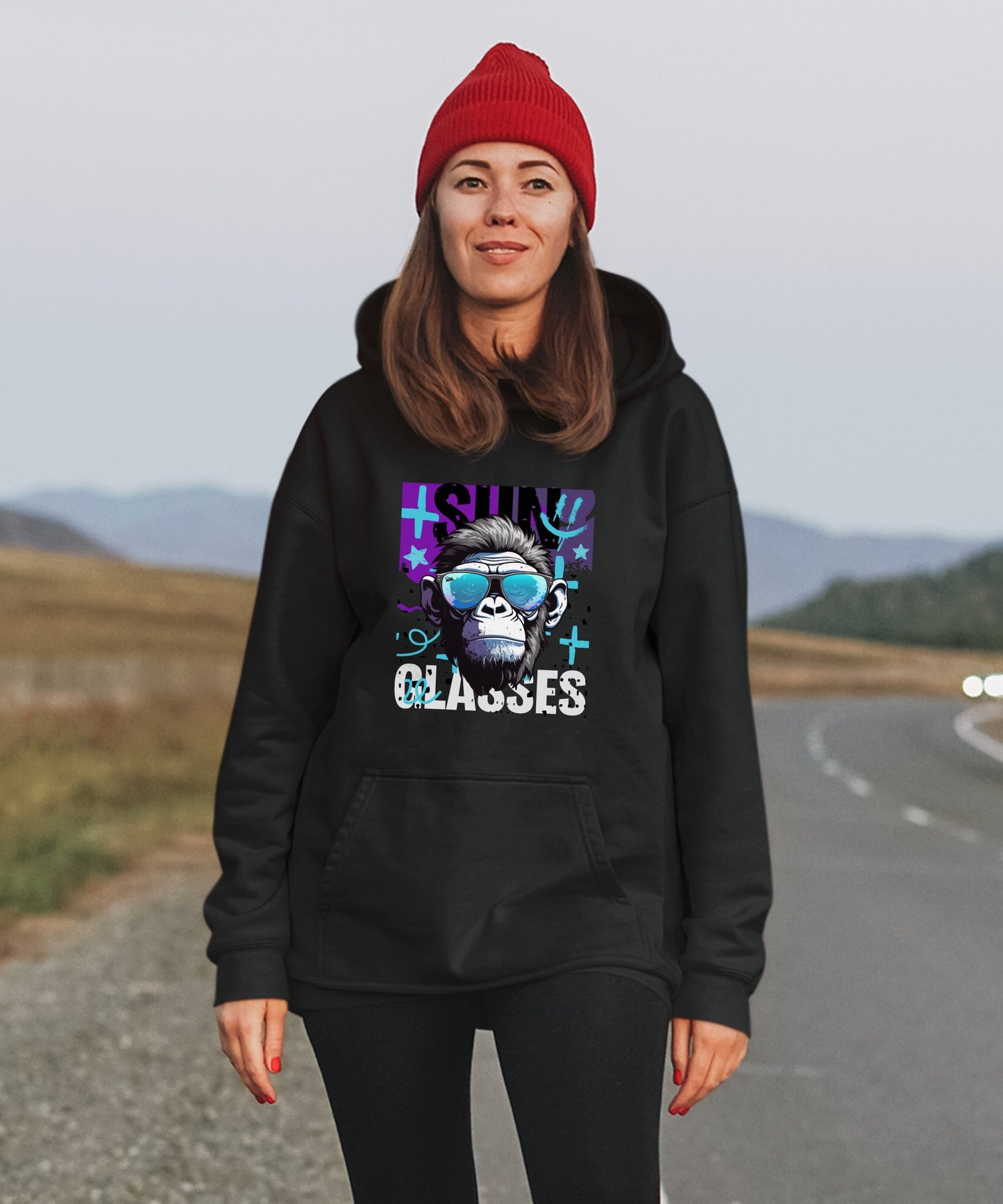 Sun Monkey - Premium Unisex Hoodie