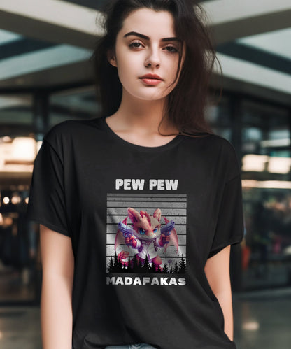 Pew Pew Drachen Lady - Ladies Premium Shirt