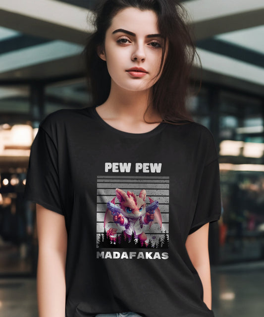 Pew Pew Drachen Lady - Ladies Premium Shirt