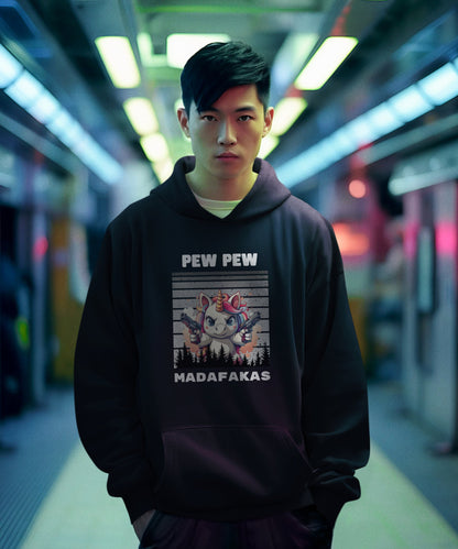 Pew Pew Einhorn - Premium Unisex Hoodie