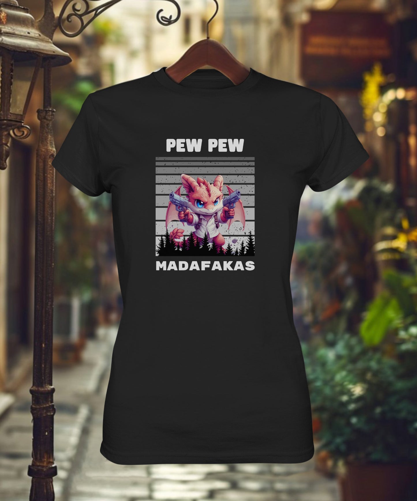 Pew Pew Drachen Lady - Ladies Premium Shirt