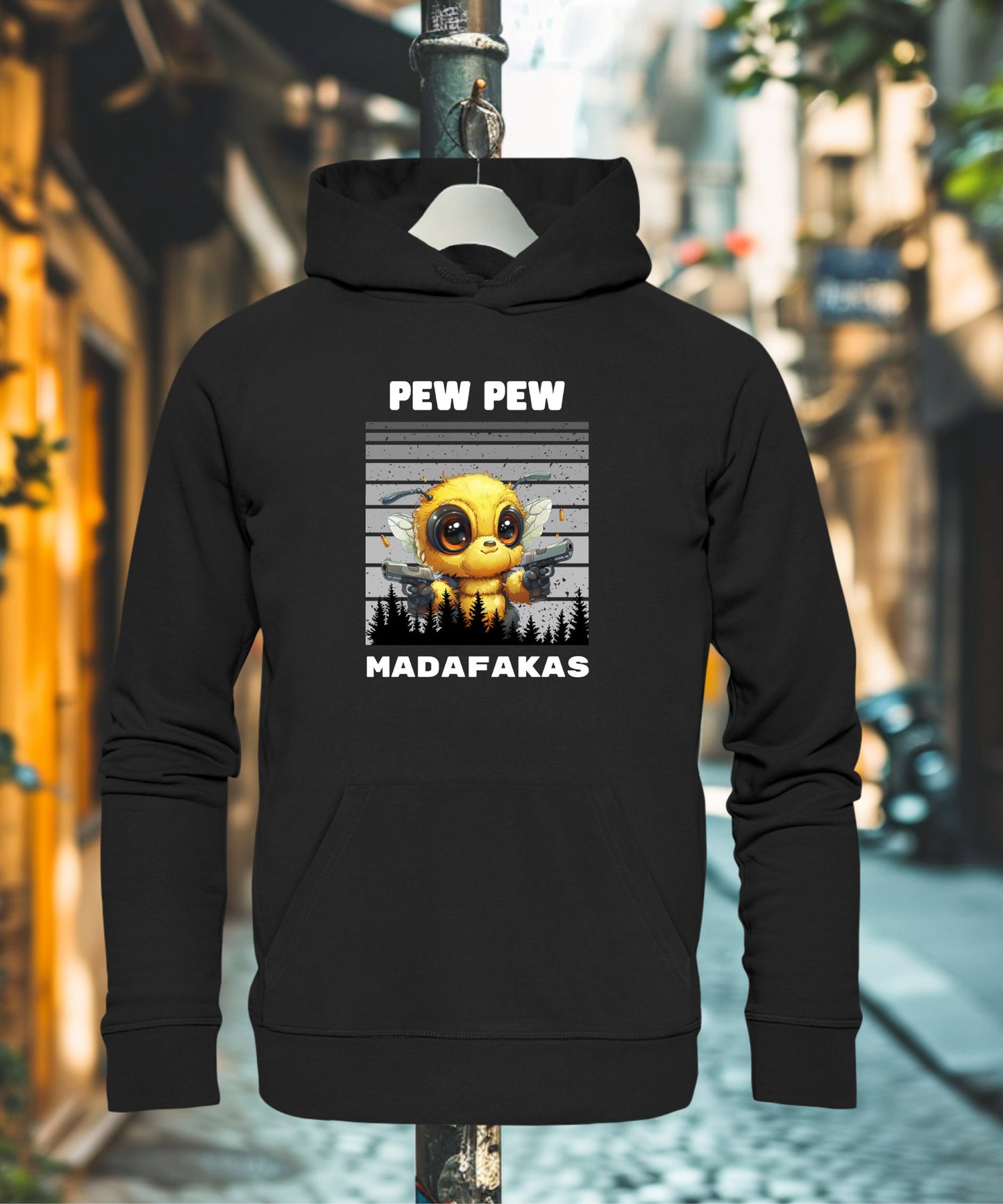 Pew Pew Bee - Premium Unisex Hoodie