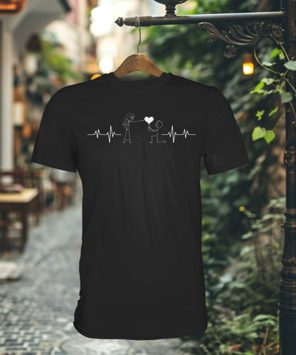 Sarkasmus in Love, ein Herzschlag für die Realität ! - Premium Shirt