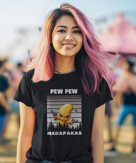 Pew Pew Banana - Ladies Premium Shirt