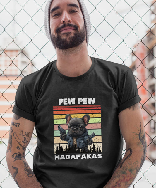 Pew Pew French Bulldog - Premium Shirt