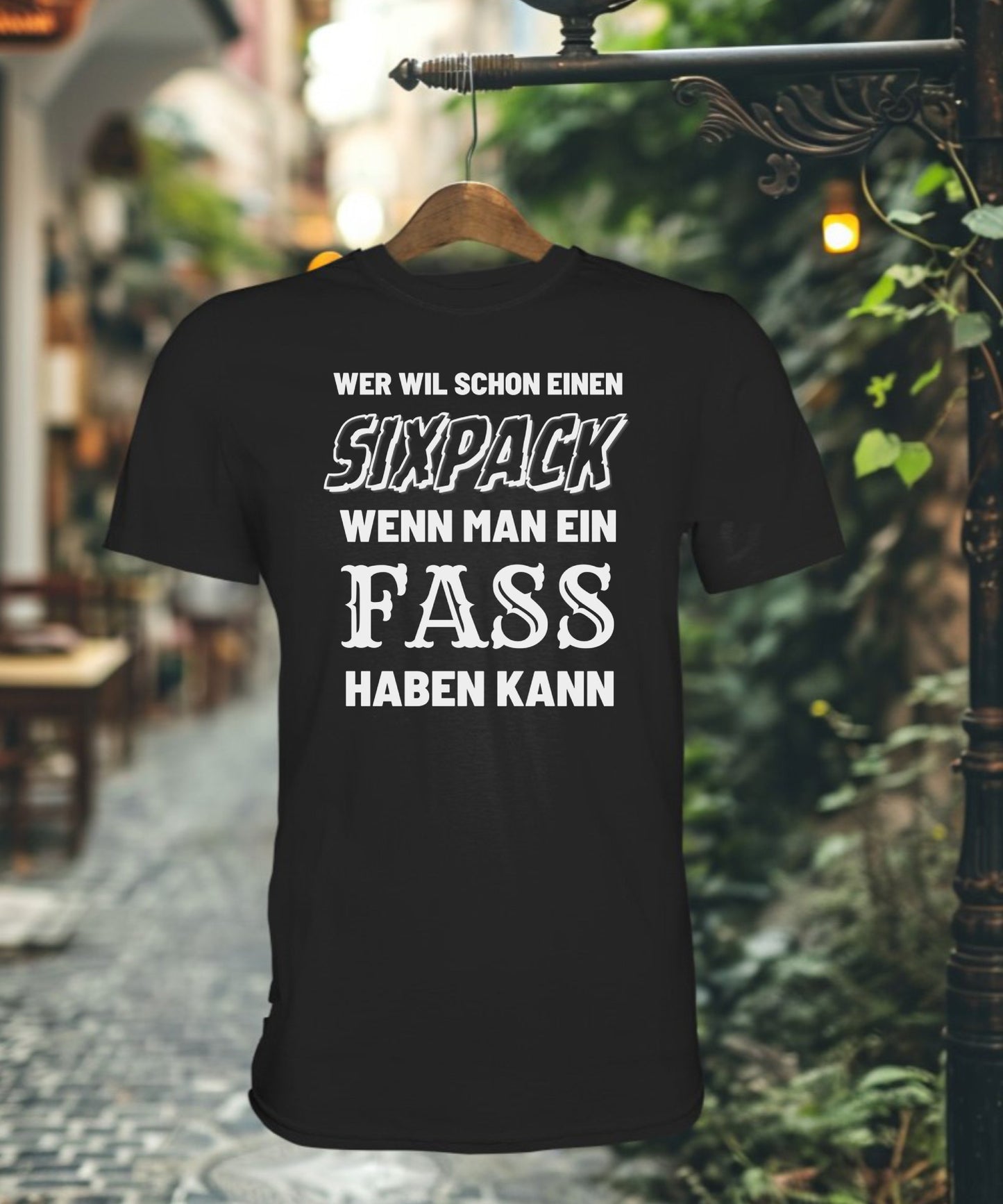 Wer will schon ein Sixpack - Premium Shirt