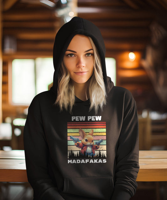 Pew Pew Bunny - Premium Unisex Hoodie