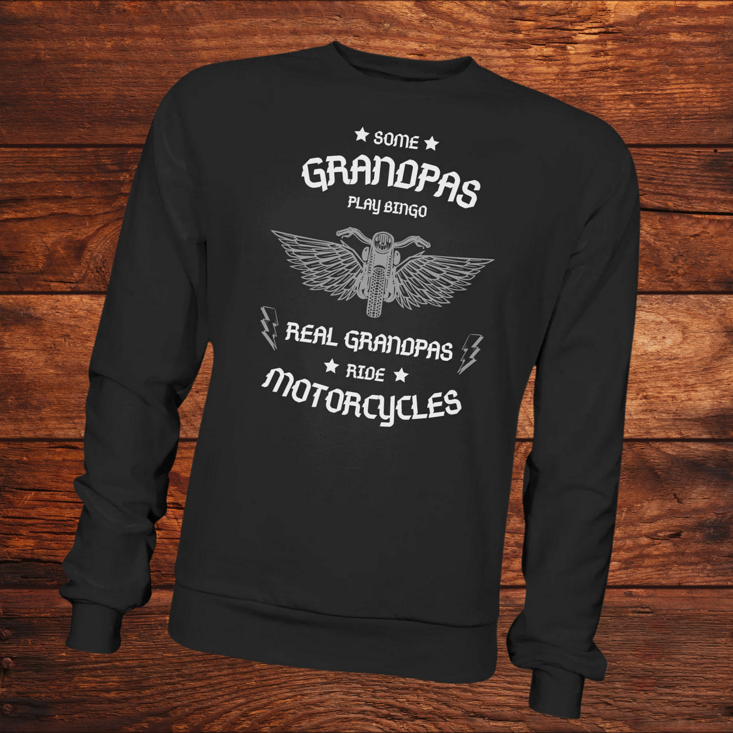 Einige Opas spielen Bingo, echte fahren Motorräder, Biker - Premium Sweatshirt