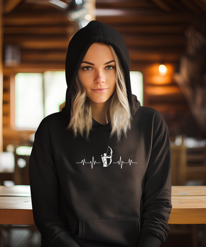 Herzschlag des Bogenschützen ! - Premium Unisex Hoodie