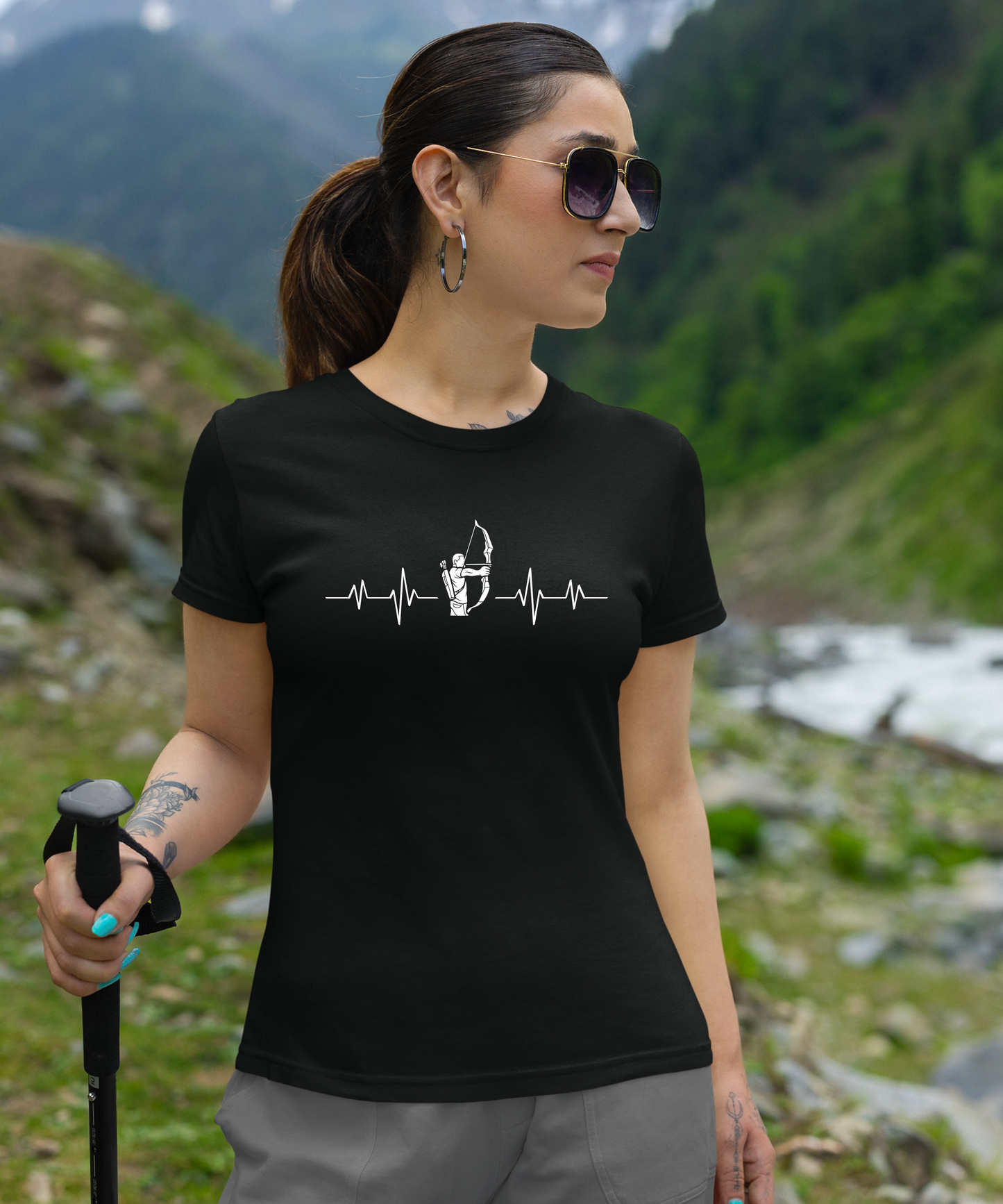 Herzschlag des Bogenschützen ! - Ladies Premium Shirt