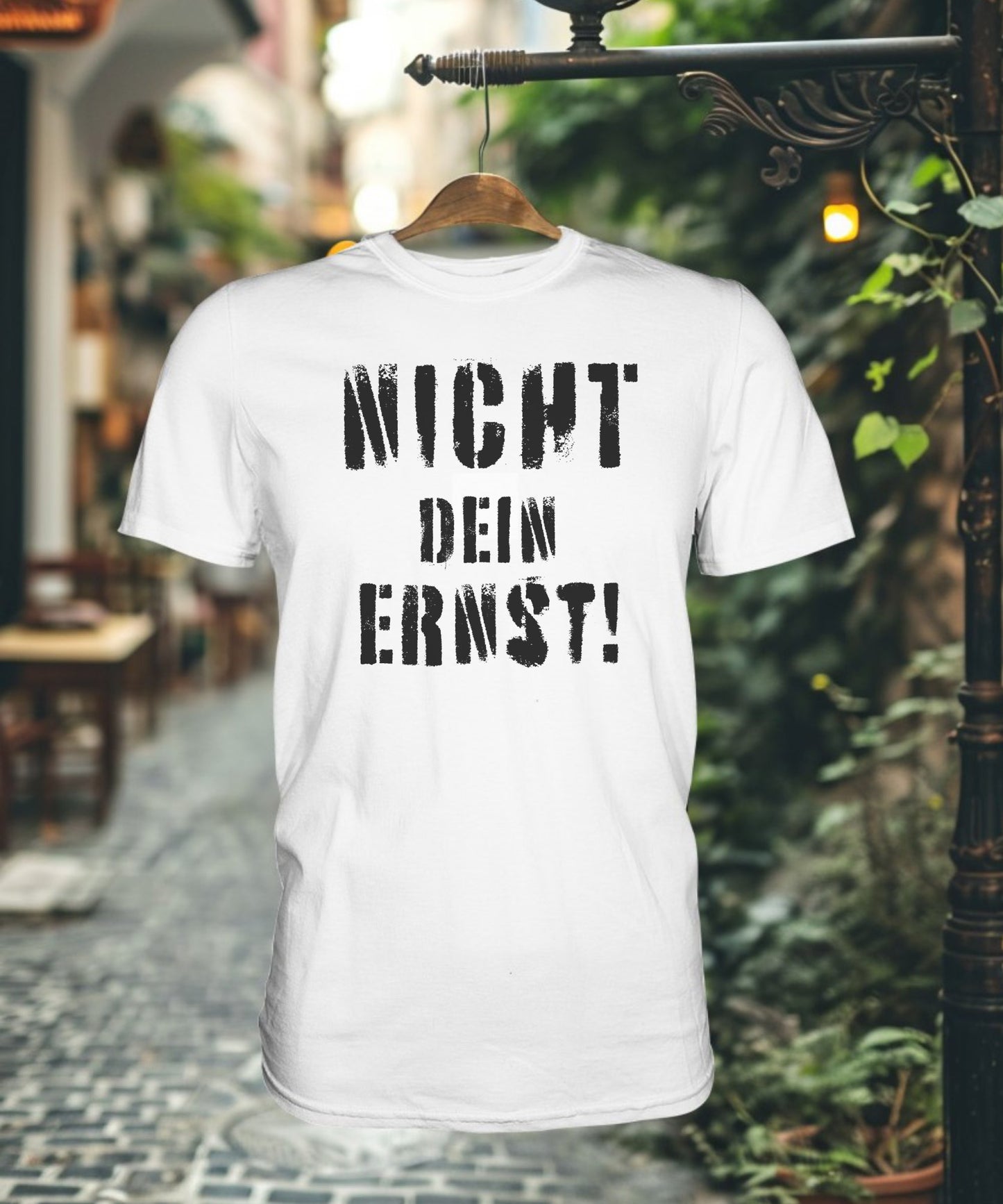 Nicht dein Ernst ! schwarz - Premium Shirt