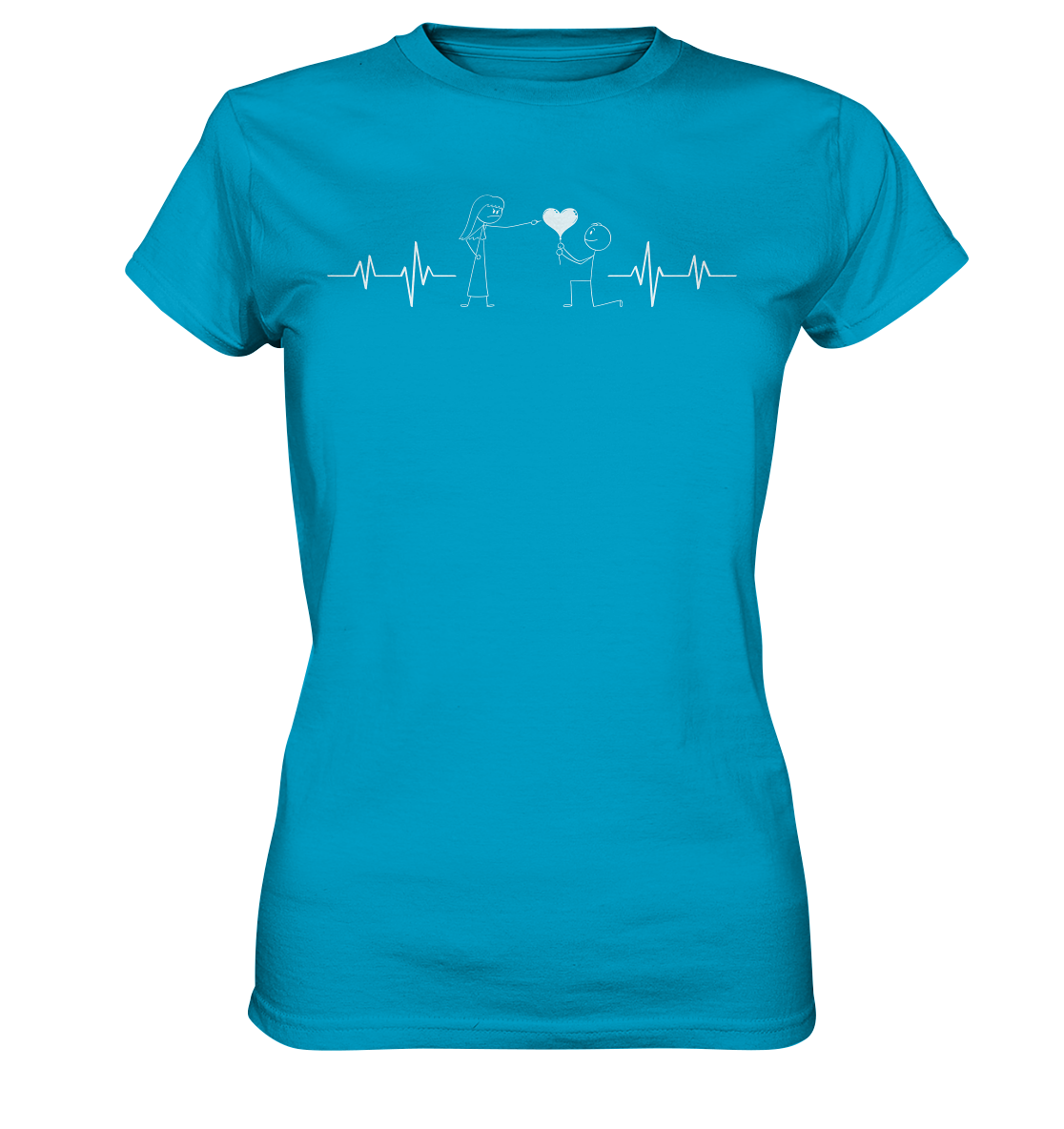 Sarkasmus in Love, ein Herzschlag für die Realität ! - Ladies Premium Shirt