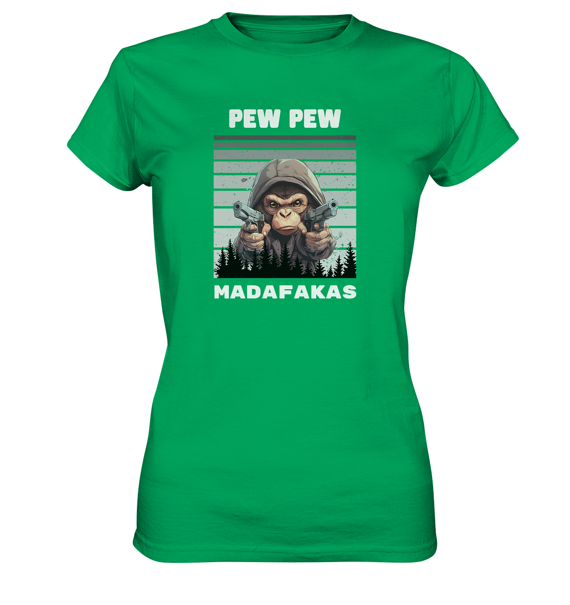 Pew Pew Affe - Ladies Premium Shirt