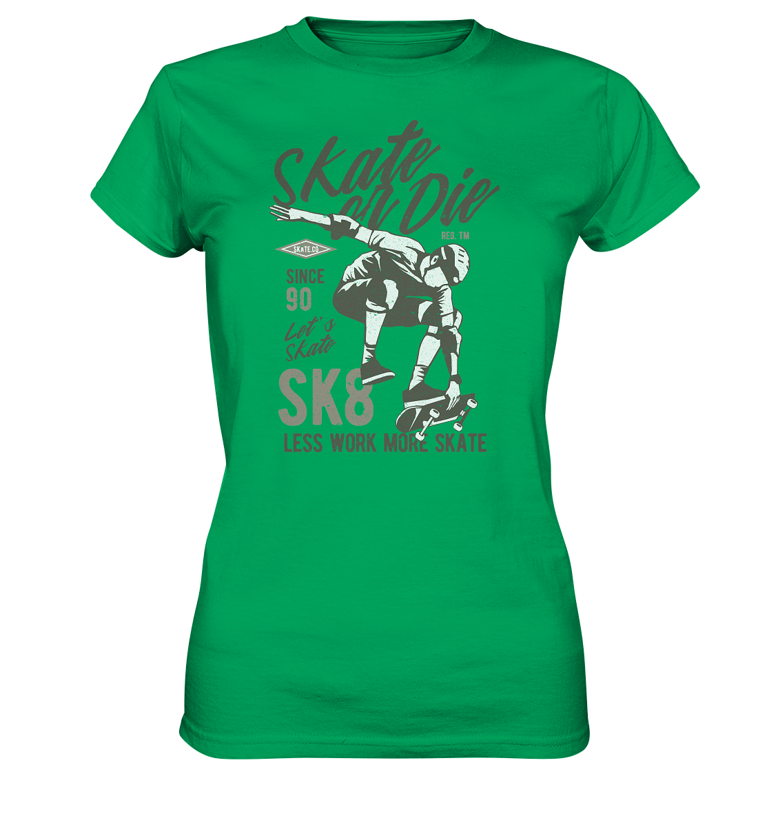 Skate or Die - Ladies Premium Shirt