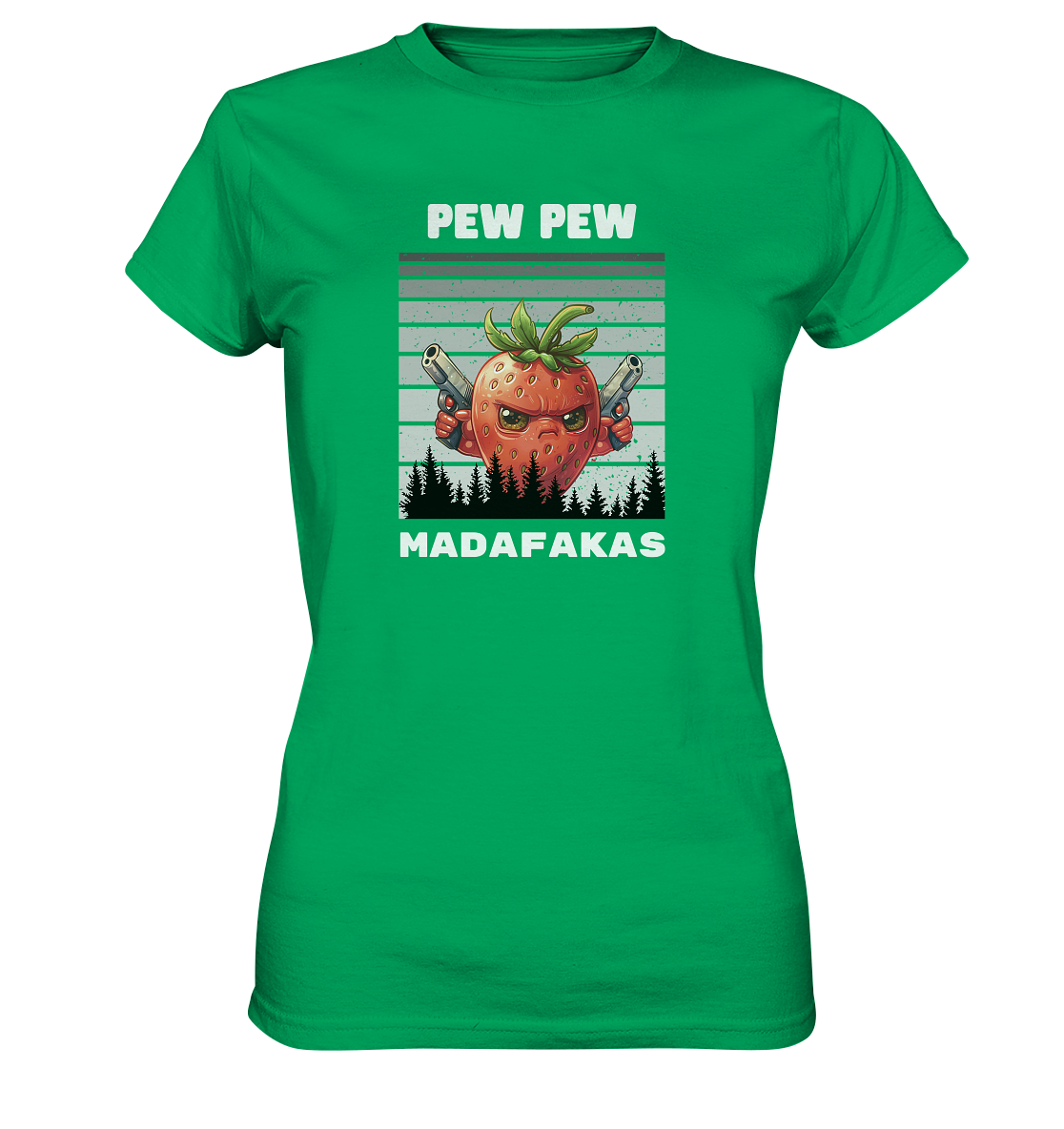 Pew Pew Erdbeere - Ladies Premium Shirt