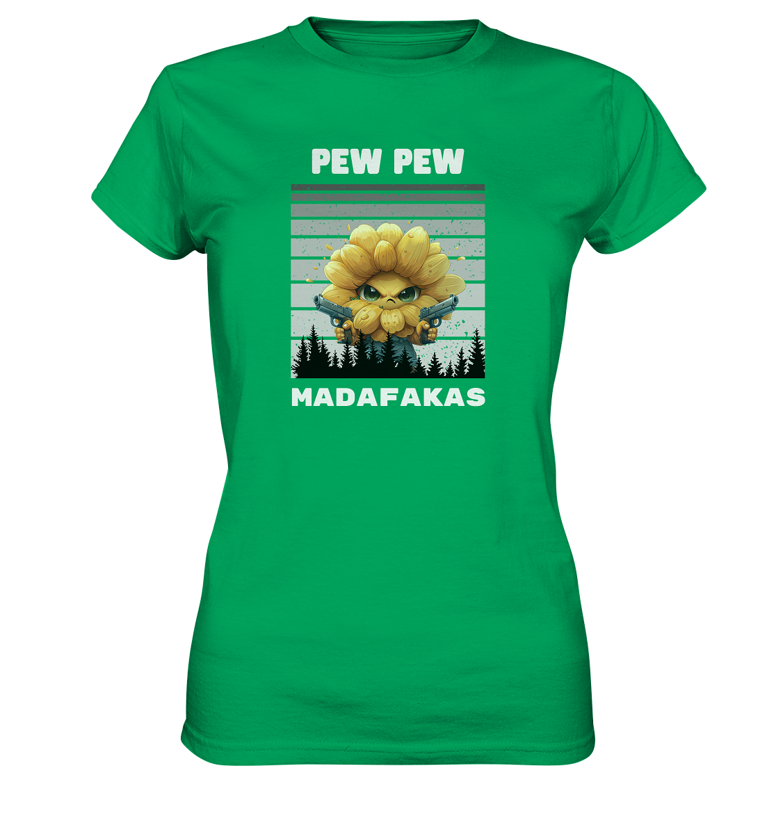 Pew Pew Sonnenblume - Ladies Premium Shirt