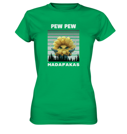 Pew Pew Sonnenblume - Ladies Premium Shirt