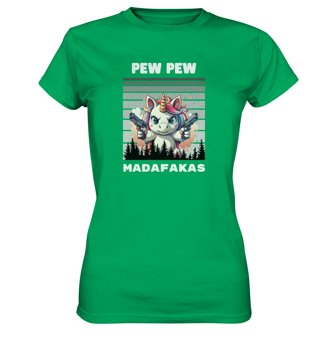 Pew Pew Einhorn - Ladies Premium Shirt