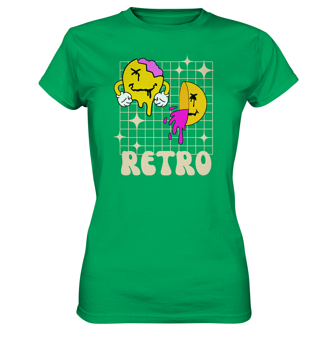 Retro Smileys - Ladies Premium Shirt