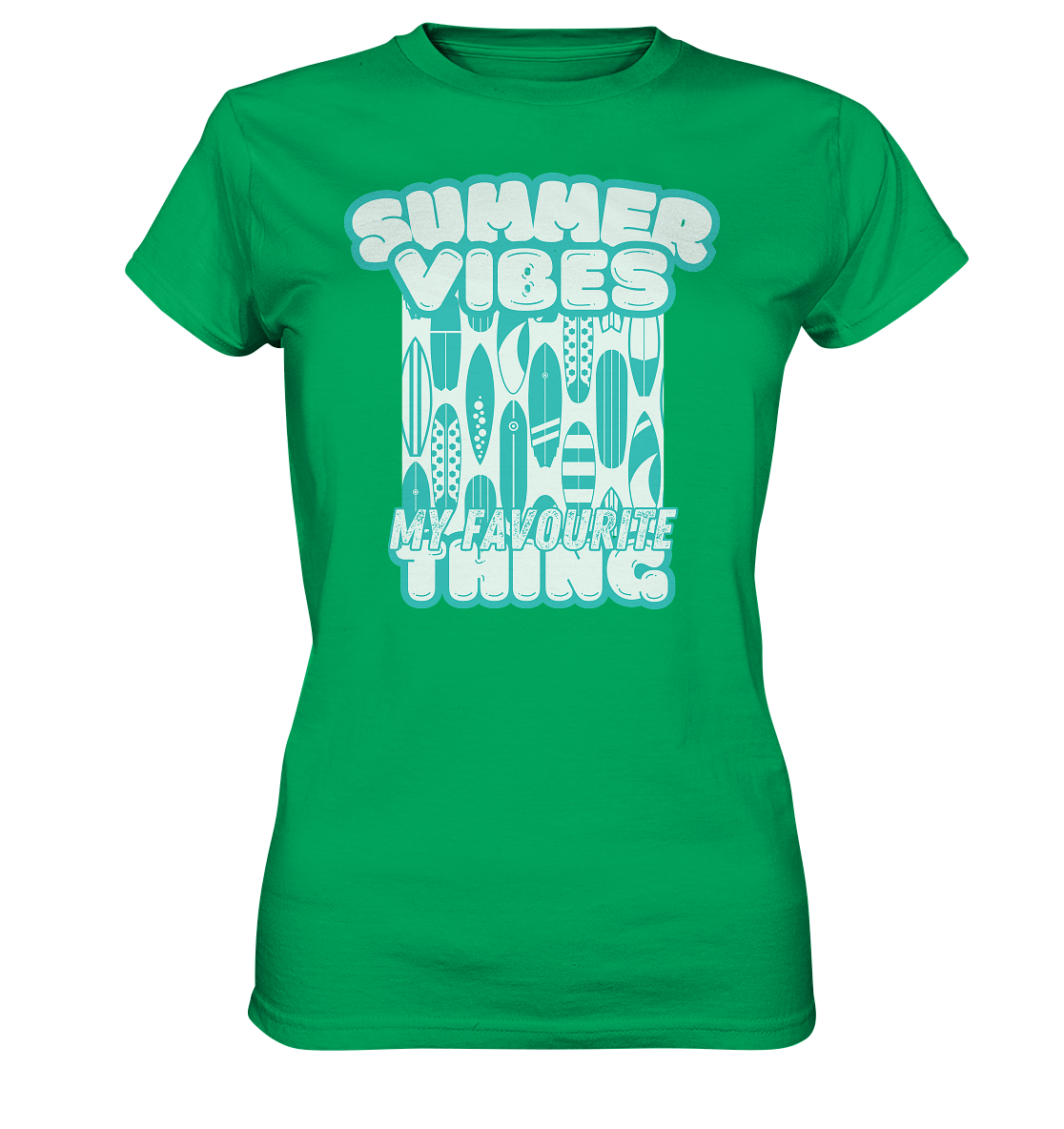 Summer Vibes - Ladies Premium Shirt