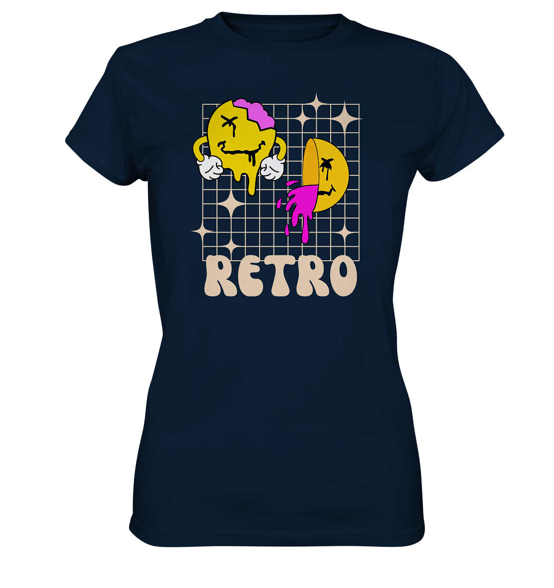 Retro Smileys - Ladies Premium Shirt