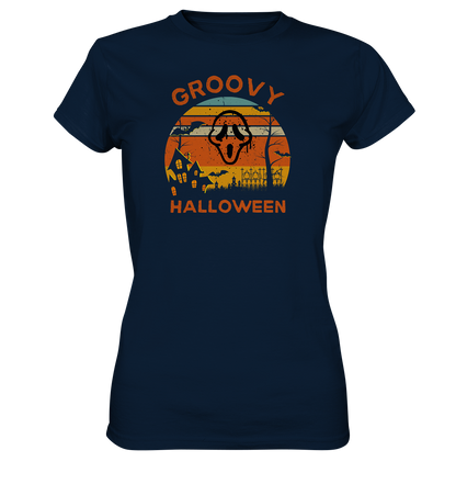 Groovy Halloween - Ladies Premium Shirt