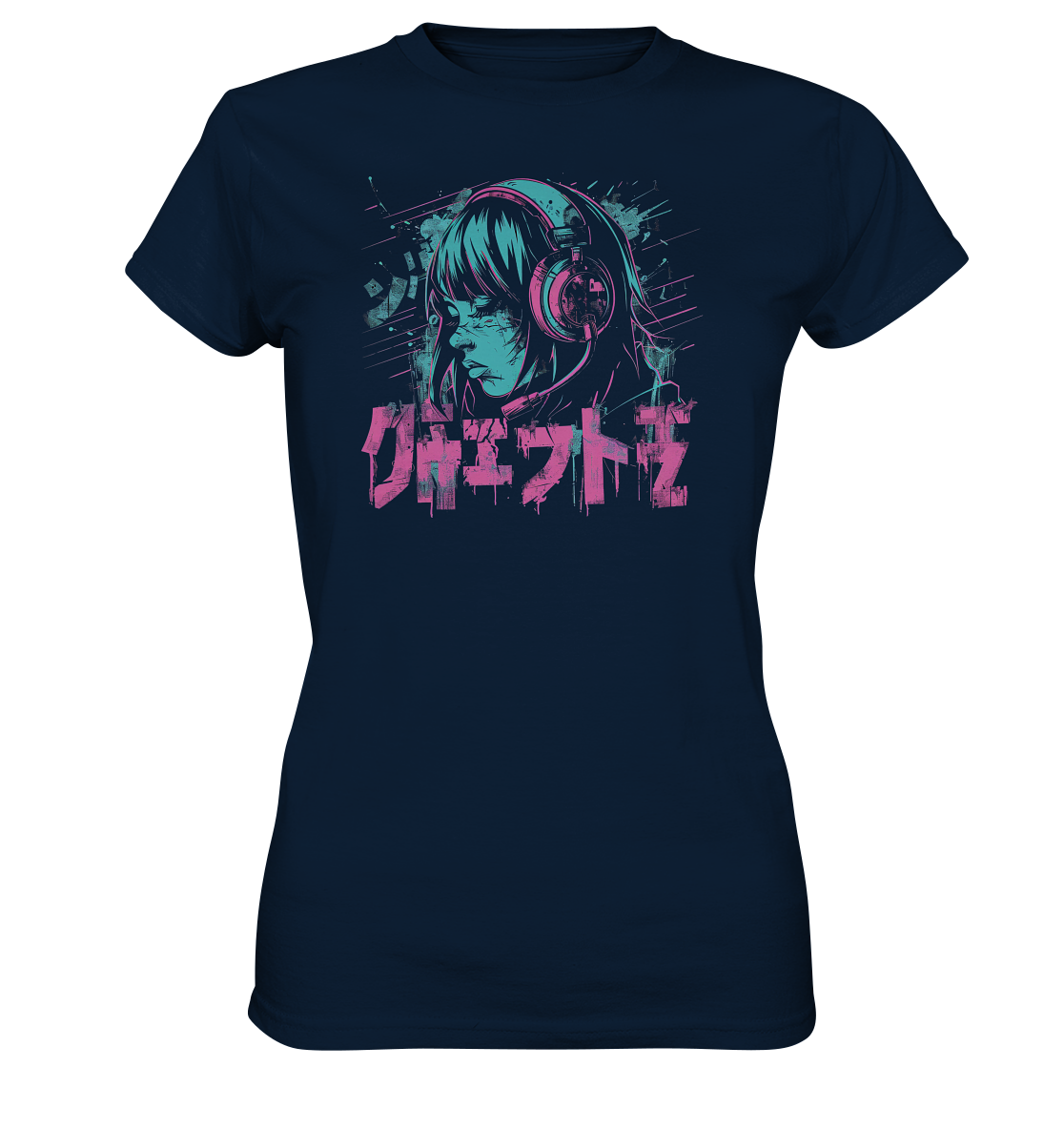 Anime Headset - Ladies Premium Shirt