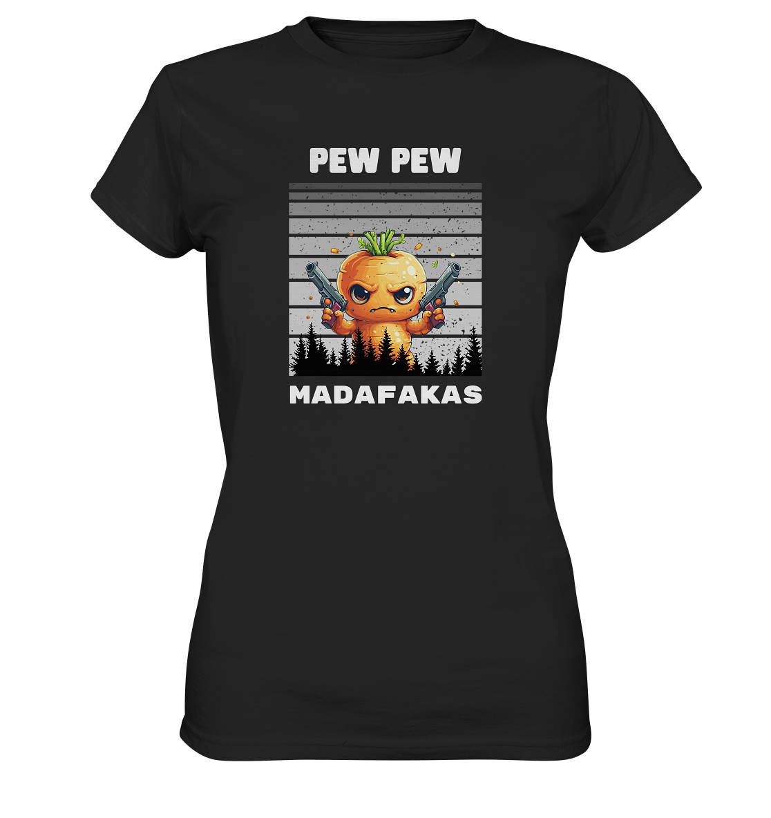 Pew Pew Karotte - Ladies Premium Shirt