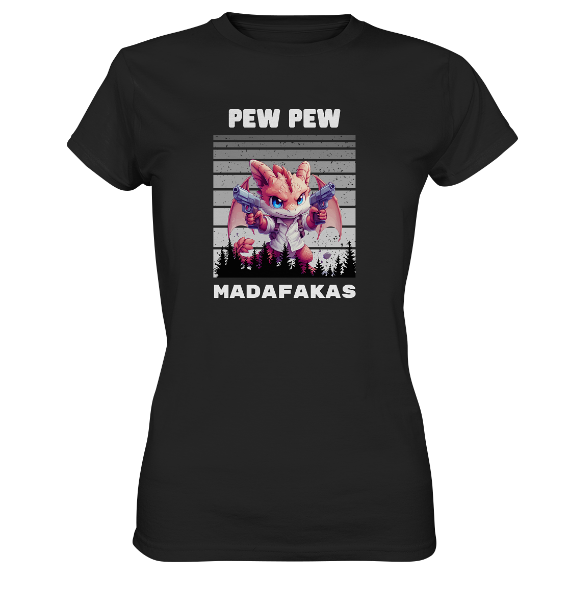 Pew Pew Drachen Lady - Ladies Premium Shirt