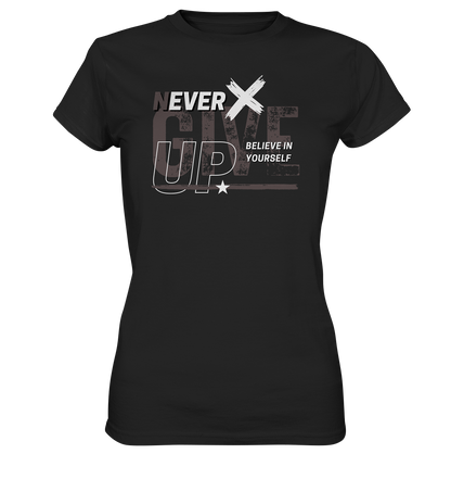 Never give up - Ladies Premium Shirt