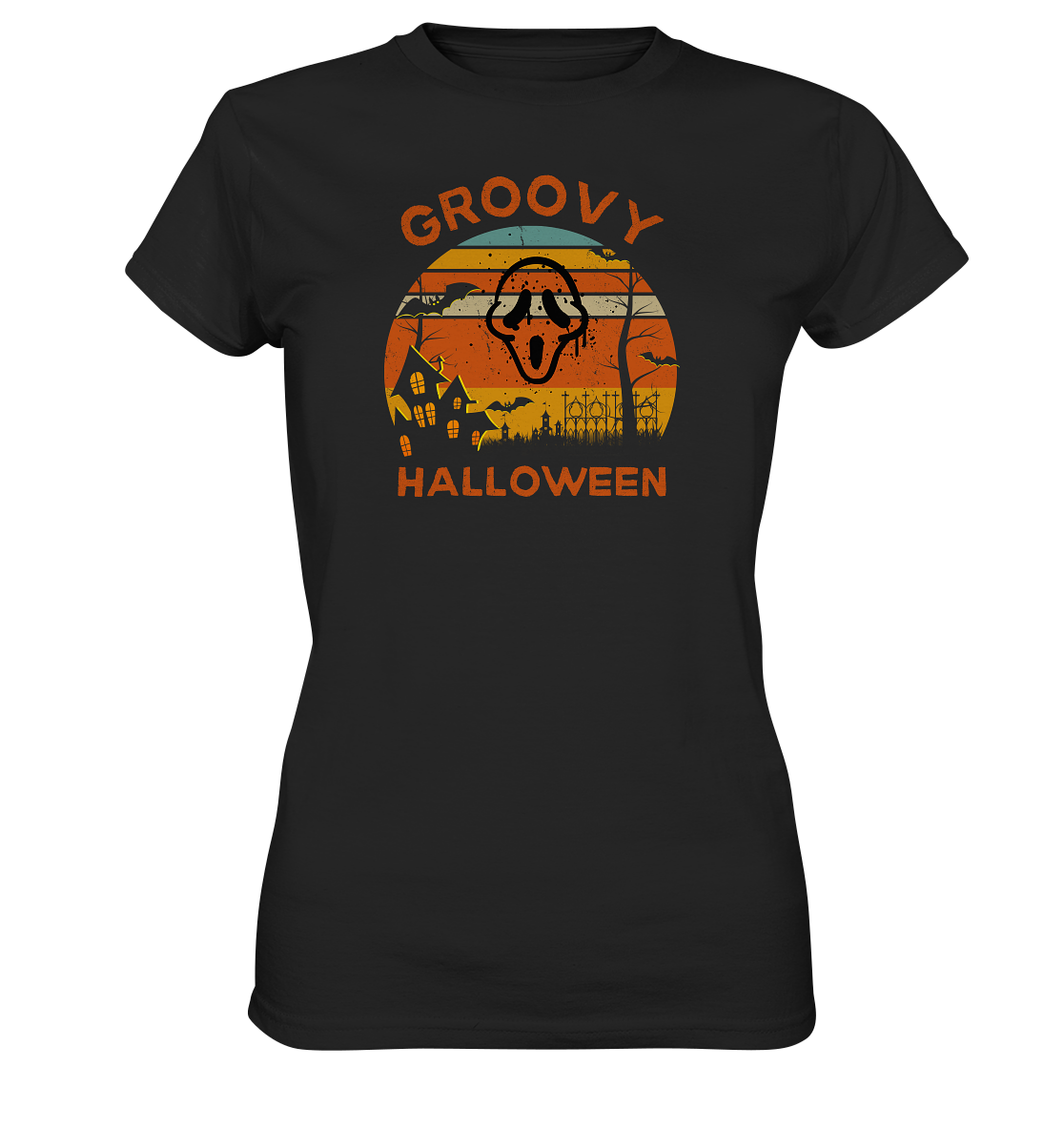 Groovy Halloween - Ladies Premium Shirt