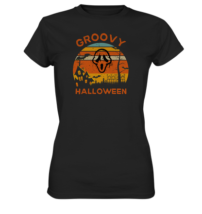 Groovy Halloween - Ladies Premium Shirt